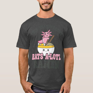 T-shirt Drôle Ramen Aimant Grand-Parent Cute Axolotl Mange