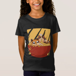 T-Shirt Drôle Ramen Kittens