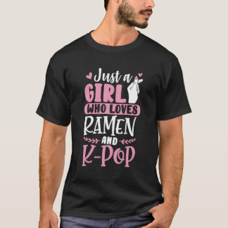 T-shirt Drôle Ramen Lover Don Juste Une Fille Qui Aime Ram