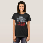 T-shirt Drôle réceptionniste (Devant entier)