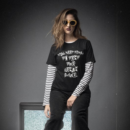 T-shirt Drôle Religieux Sud Dire Sombre