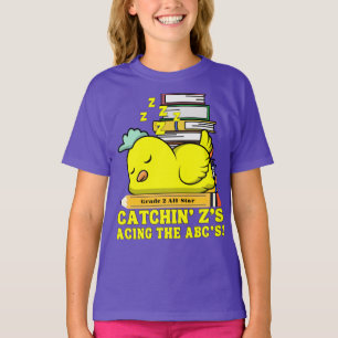 T-shirt Drôle Retourner à l'école Nom de la classe Dormir