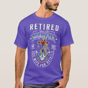 T-shirt Drôle Retraite Design Hommes Papa Retraite Party A