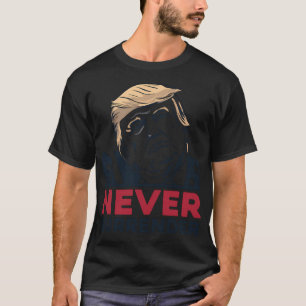 T-shirt Drôle Rétro Donald Mugshot Libre Trump Amérique Pr