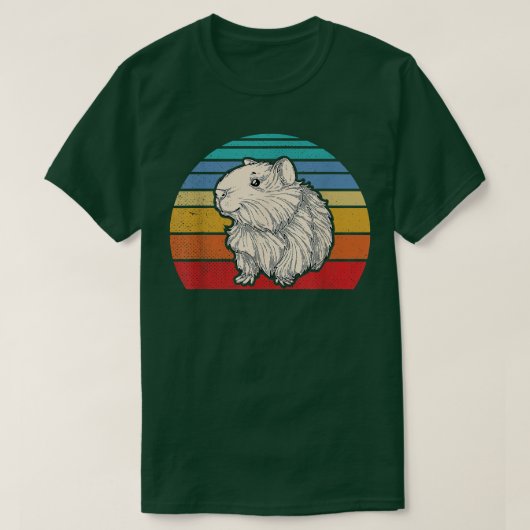 T-shirt Drôle Retro Guinée Pig Graphic 1963 (Design devant)