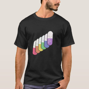T-shirt Drôle Retro Prendre Une Pilule De Refroidissement