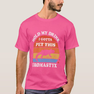 T-shirt Drôle Retro Tenir Mon Boisson Je Dois Pet Cet Urom