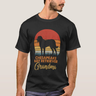 T-shirt Drôle Rétro Vintage Coucher de soleil Chesapeake B