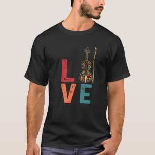 T-shirt Drôle Retro violon joueur violoniste Violi