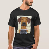 T-shirt Drôle Rhodesian Ridgeback Papa I Rhodesian Ridgeba (Devant)