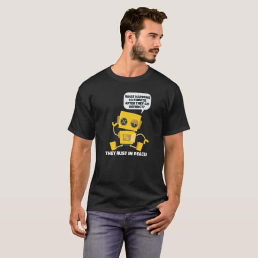 T-shirt Drôle Robotique Ai Intelligence Artificielle - Rob (Devant entier)