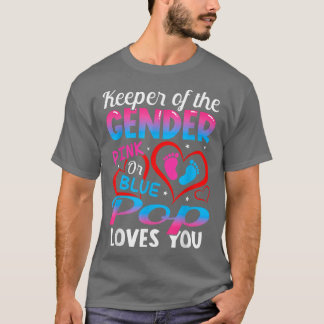T-shirt Drôle Rose Ou Bleu Pop Vous Aime Genre Reveil Cut