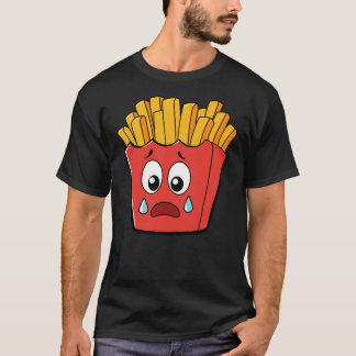 T-shirt Drôle Sad Fast Food