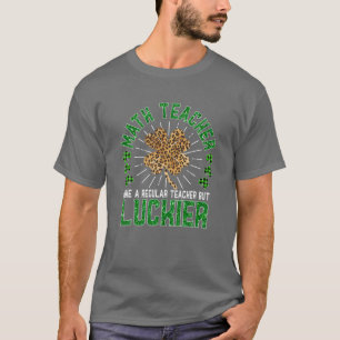 T-shirt Drôle Saint Patrick's Day Math Enseignant Cute App