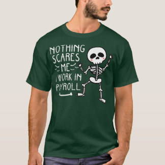 T-shirt Drôle Salaire Halloween Ressources humaines Danser