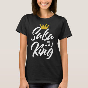 T-shirt Drôle Salsa Danse Tee - shirts femmes Roi Salsa
