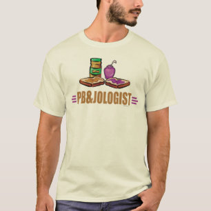 T-shirt Drôle sandwiches à la gelée de beurre d'arachid
