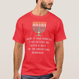 T-shirt Drôle Sarcastique Hanoukka Chanukah Téléphone Devi
