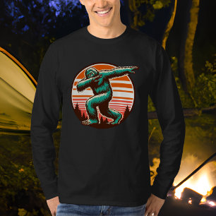T-shirt Drôle Sasquatch Bigfoot Dabbing Personnalisé