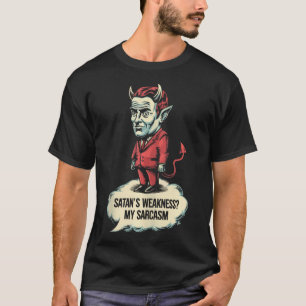 T-shirt Drôle Satan plaisante Religieux Jésus chrétien cro