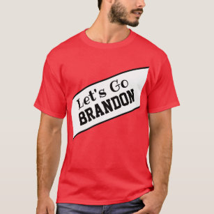 T-shirt Drôle Satire Politique Biden Allons BRANDON T-