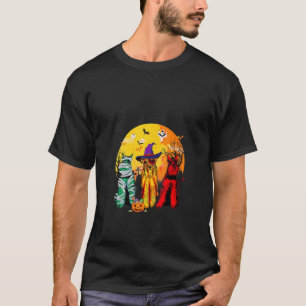 T-shirt Drôle Schnauzer Chien Sorcière Chiot Boo Halloween