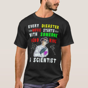 T-shirt Drôle scientifique citant geek