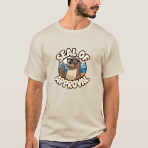 T-shirt Drôle Sea Lion Art pour les fans d'océan