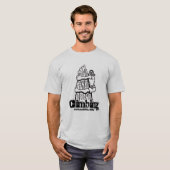 T-shirt drôle s'élevant (Devant entier)