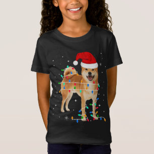 T-Shirt Drôle Shiba Inu Noël cadeaux légers Noël