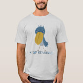 T-shirt Drôle Shoebill Stop Staging (Devant)