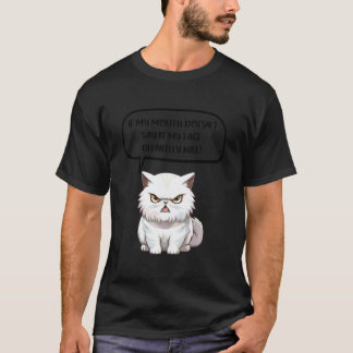 T-shirt drôle Si Ma Bouche Ne Le Dit Pas Sarcastic Quo