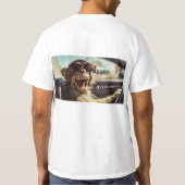 T-shirt drôle singe (Dos)