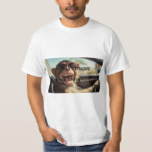 T-shirt drôle singe (Devant)
