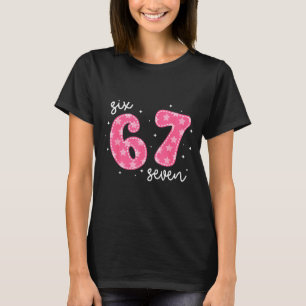 T-shirt Drôle Six Sept 6 7 Meme Gen Alpha Argot 6 7 Nk Cu
