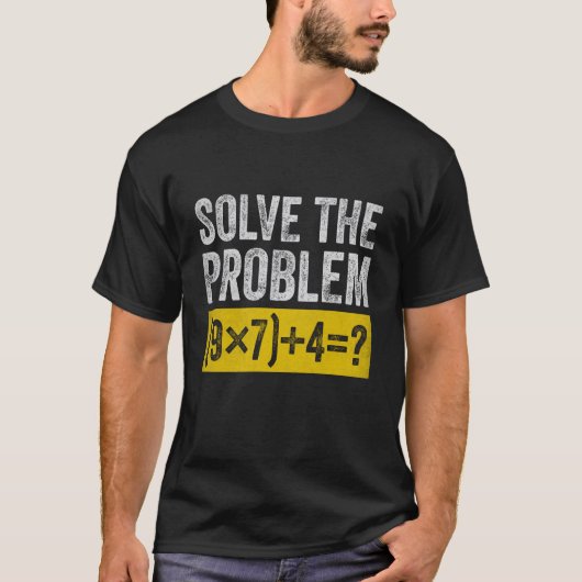 T-shirt Drôle Six Sept 6 7 Mème Prof de Maths Élémentaire (Devant)