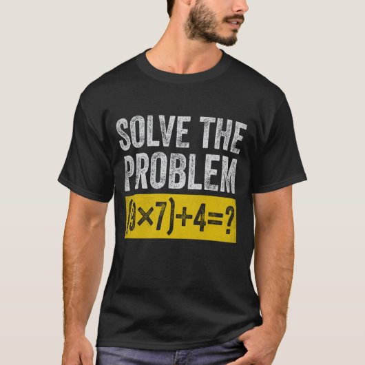 T-shirt Drôle Six Sept 6 7 Mème Prof de Maths Élémentaire (Devant)