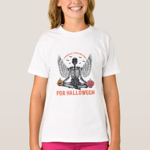 T-shirt Drôle Skeleton Halloween - Compte à rebours pour H