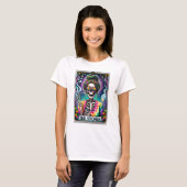 T-shirt Drôle Skeleton Le Tarot Stoner (Devant entier)