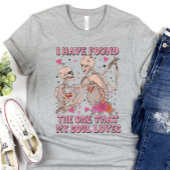 T-shirt Drôle Skeleton Valentine's Day, Dancing Skeletons