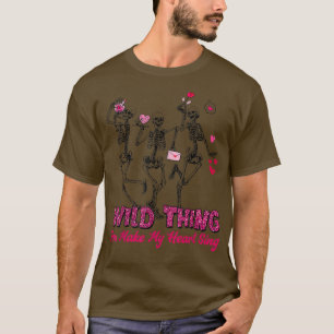 T-shirt Drôle Skeleton Wild Thème Vous Faites Chanter Mon