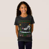 T-Shirt Drôle Skunks Xmas Cadeau Santa Hat Ugly Skunk Chri (Devant entier)
