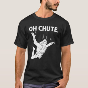 T-shirt Drôle Skydiving Pour Hommes Femmes Parachutage Jum