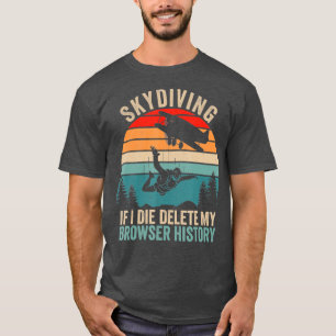 T-shirt Drôle Skydiving Pour Hommes Femmes Parachutage Jum
