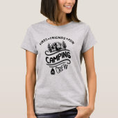 T-shirt Drôle slogan de l'équipe de camping camper amis ca (Devant)