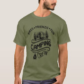 T-shirt Drôle slogan de l'équipe de camping camper amis ca (Devant)