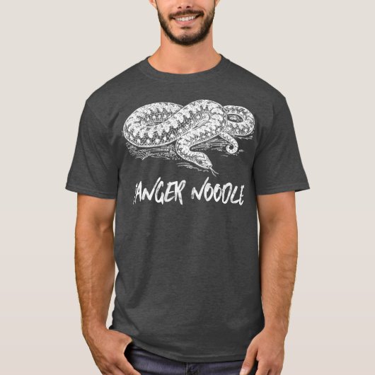 T-shirt Drôle Snake Danger Noodle Snek Meme Hognose (Devant)