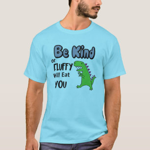 T-shirt Drôle Soit Libre Ou Fluffeux avec Mangez-vous Tre
