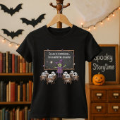 T-shirt Drôle sorcière Halloween enseignant et étudiants f