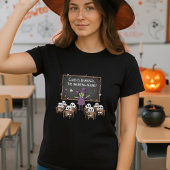 T-shirt Drôle sorcière Halloween enseignant et étudiants f
